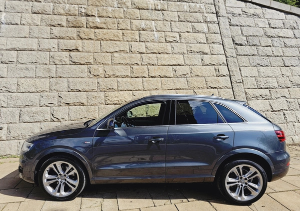 Audi Q3 cena 57700 przebieg: 239647, rok produkcji 2013 z Szczekociny małe 781